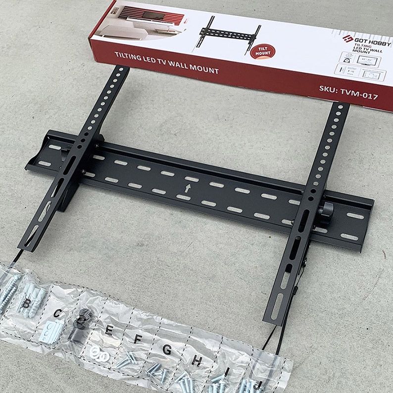 $15 (New in box) TV Wall Mount for 37”-75” TVs, Tilt Bracket Max VESA 600x400mm, Max Weight 110 Lbs