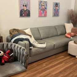 2 Piece Leather Sectional