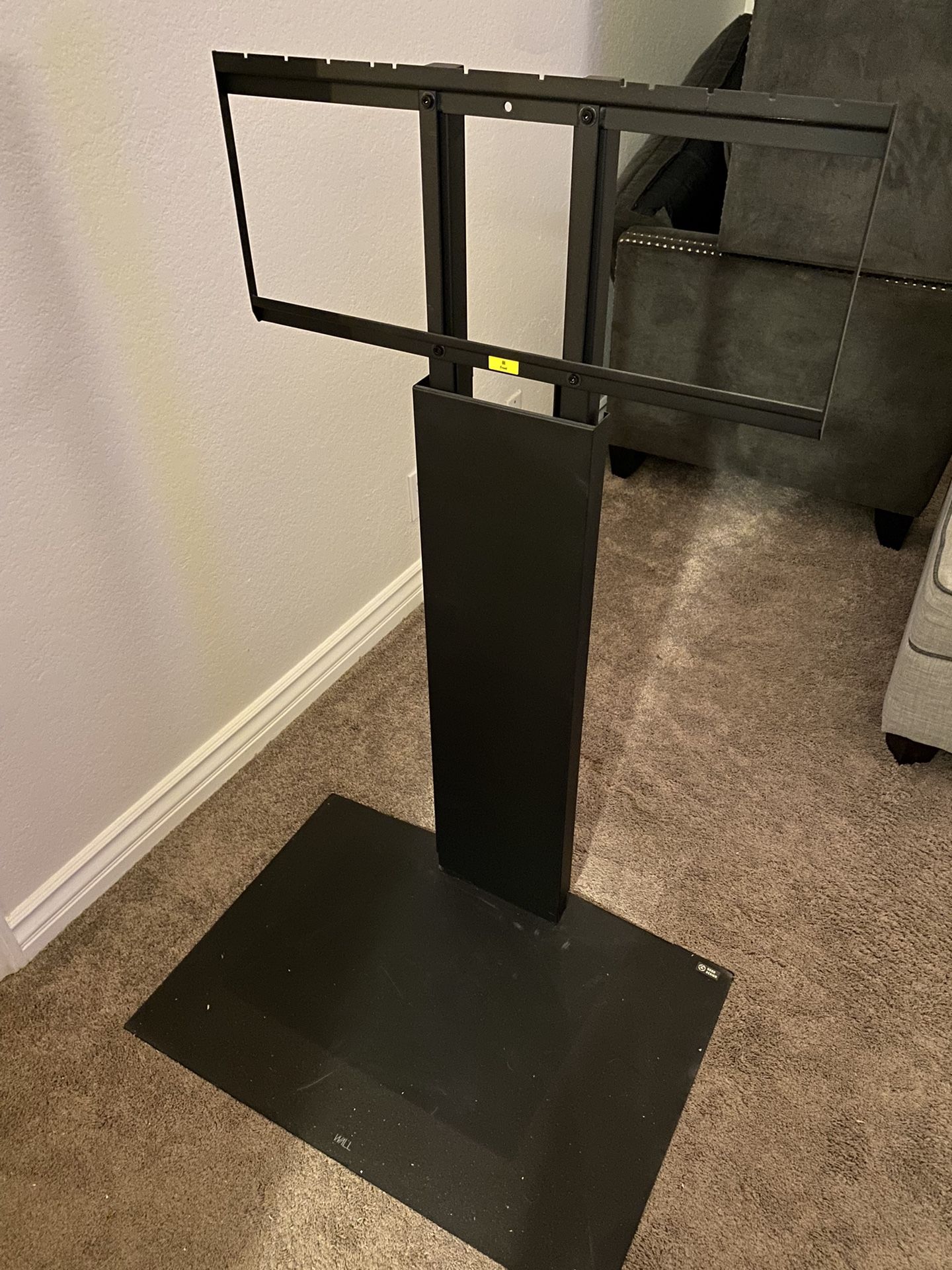 Black TV stand