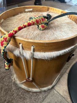 Drum w/hide heads