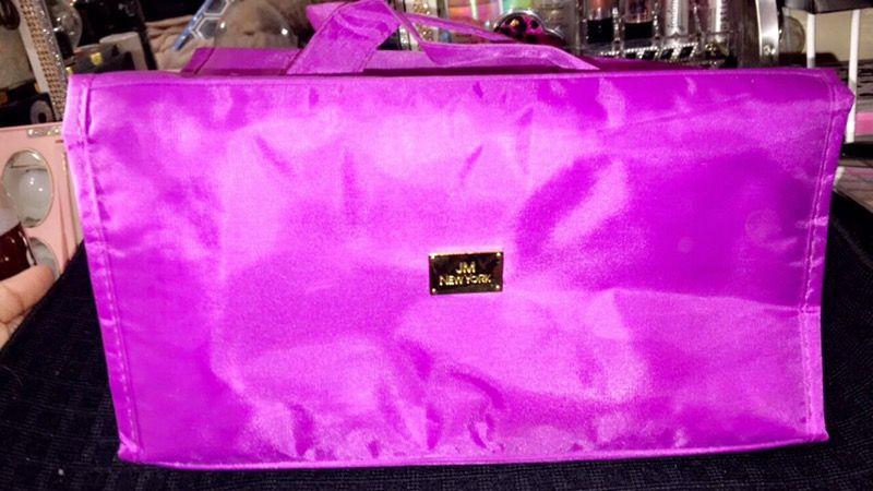 JM New York travel makeup bag