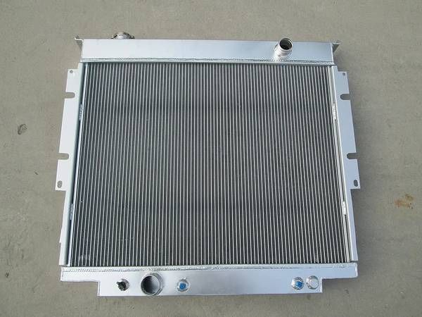 4 Row Aluminum Radiator 1(contact info removed) Ford F250 F350 F450 6.9L 7.3L Diesel