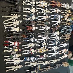 Star Wars Action Figures Lot 3.75 HASBRO