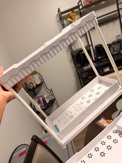 2 Under Cabinet Storage Trays with Pullout drawer
