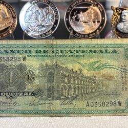 1 Quetzal De Guatemala De 1966