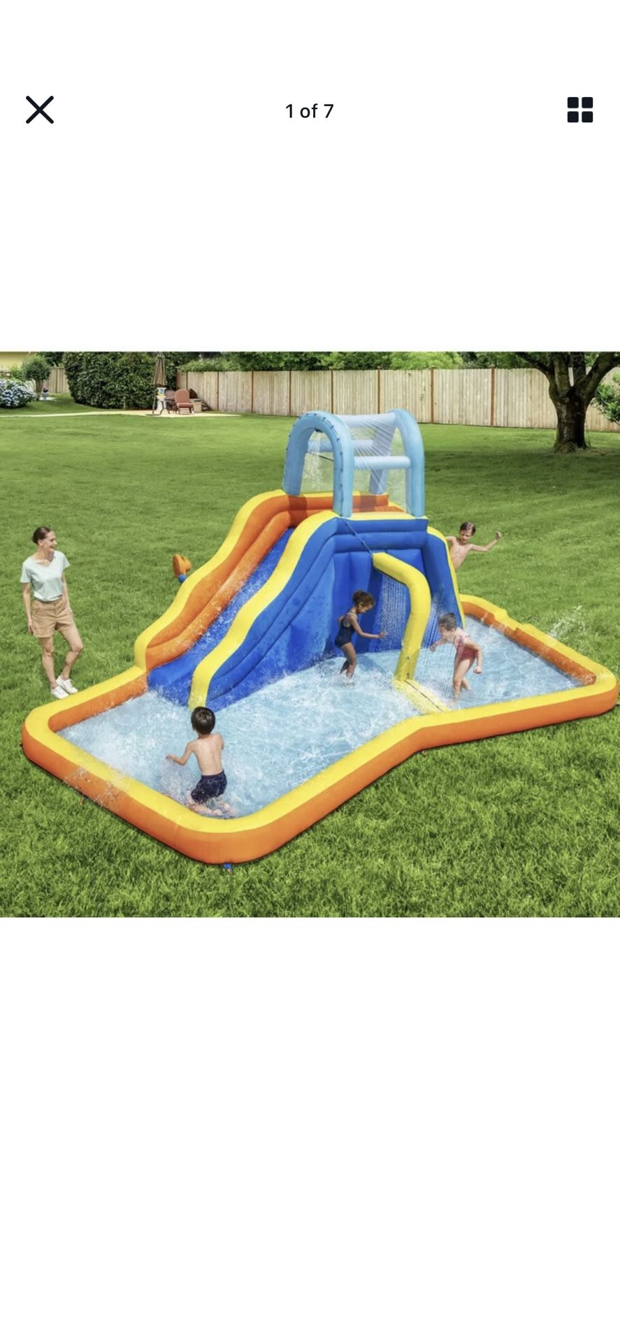 💧💦💦❤️❤️ The Aquatic Adventure™ Mega Water Park is the ideal backyard play experience. This inflatable water park features a safe and sturdy water s