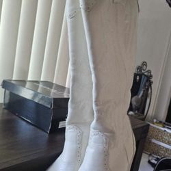 White Cowboy Boots 