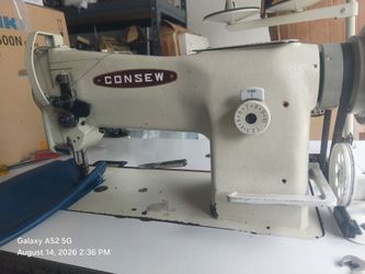 Consew walking foot upholstery industrial sewing machine