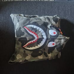 BAPE  CAMO SHARK FULL ZIP UP HOODIE TRADES 