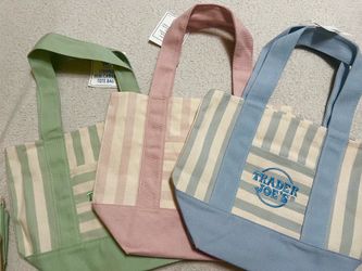 Trader Joe’s stripe tote.