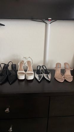 4 Pairs of Women's Heels Bundle