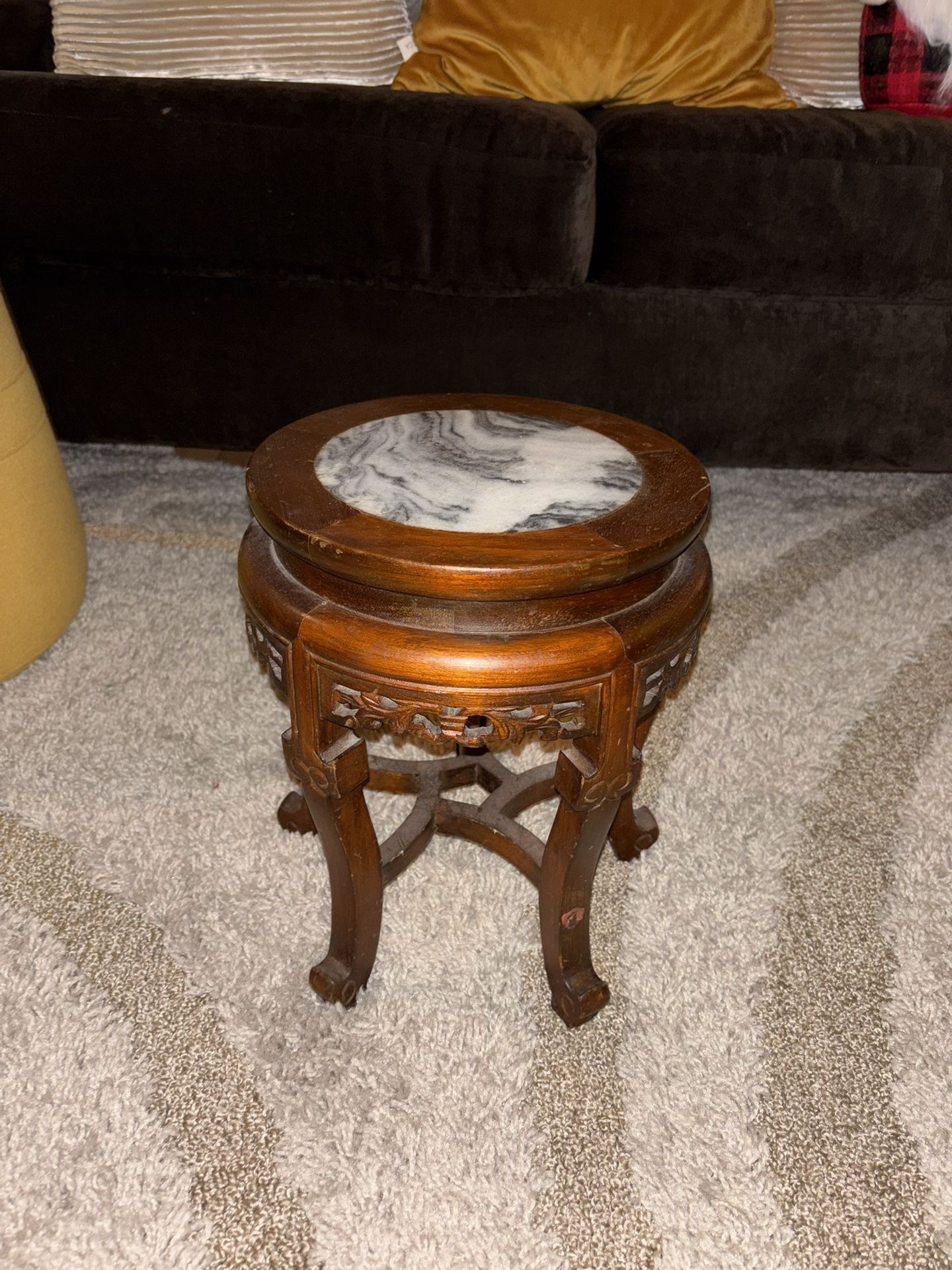 Vintage Marble Topped Table