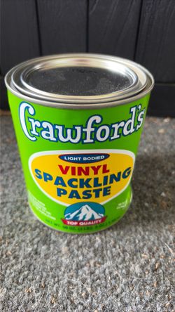 Vinyl spackling paste
