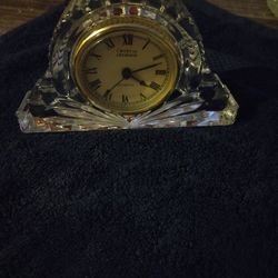 Godinger Mantel Clock From The 80's ... Crystal 