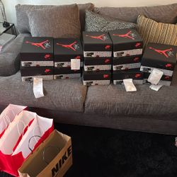 Jordan 4 White Cement  7y-13 In Hand Available