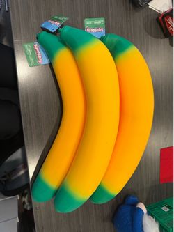 Squeezy squishy - banana squeezy, peach squeezy duck squeezy