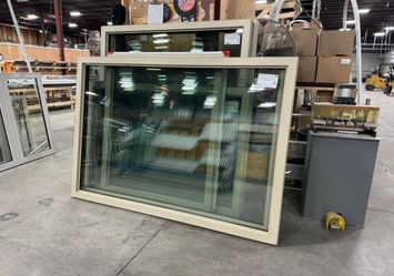Window Unit with Frame and exterior doors