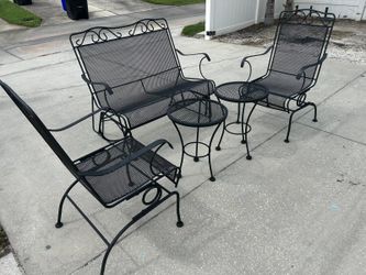 Outdoor Patio furniture set of 5 metal