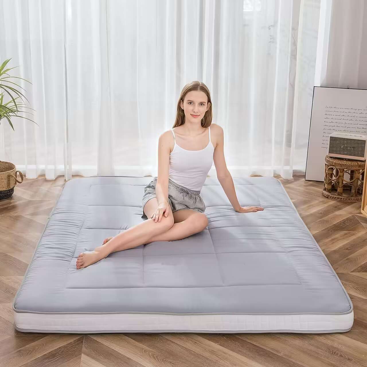 Japanese Floor Mattress Futon Mattress Foldable Mattress Twin Full Queen