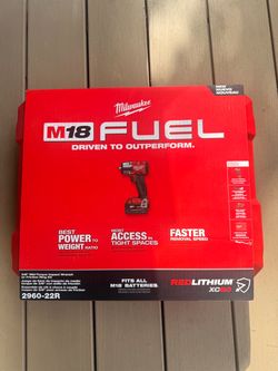 M18 FUEL Li-Ion Brushless 3/8 in. Mid-Torque Impact Wrench with Friction Ring Kit NEW