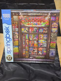 Springbok Groovy Records 1000 Piece Puzzle