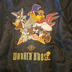 Vintage 1996 Looney Tunes Bomber Flight Jackets Large