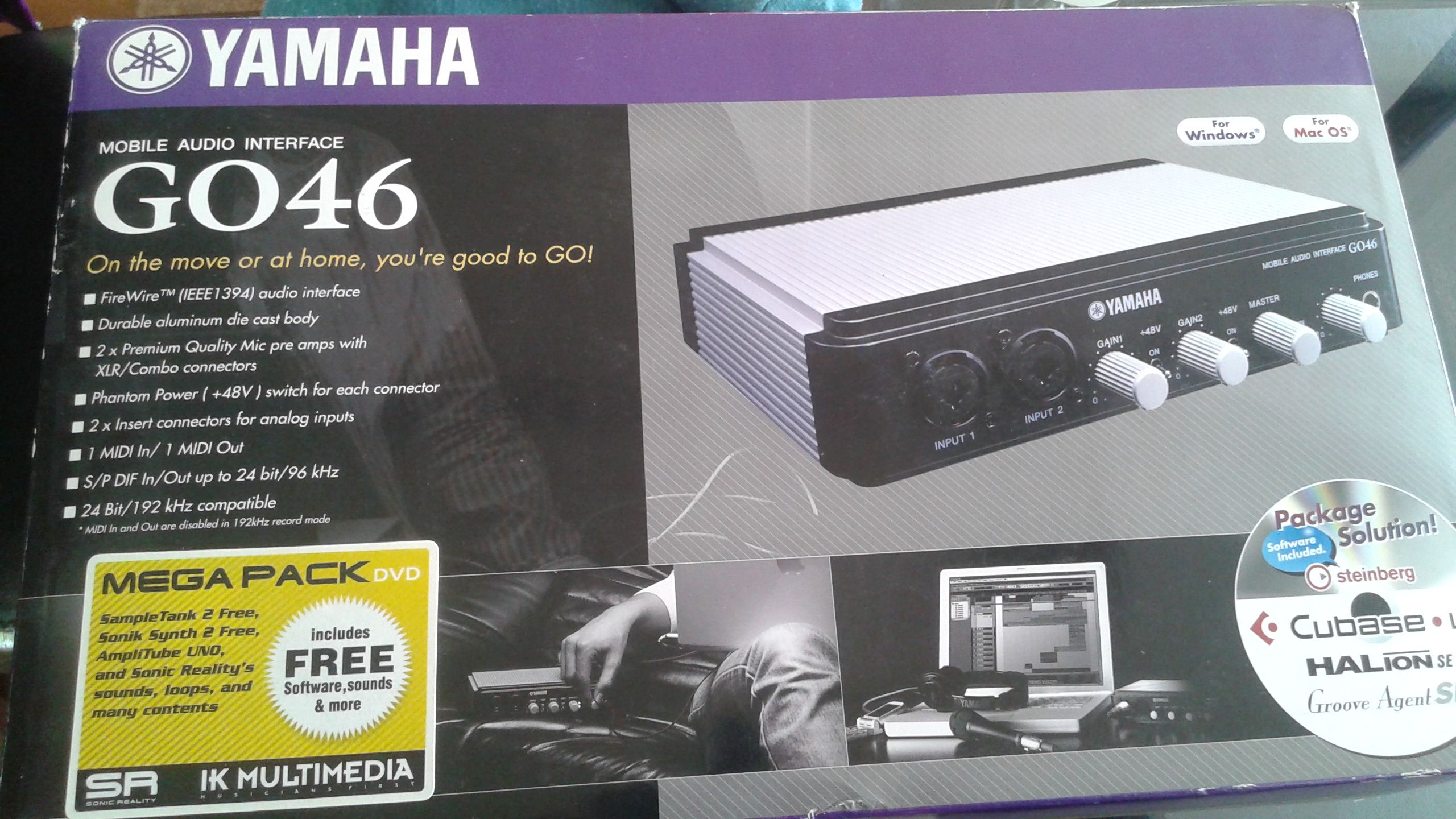Yamaha GO46 Mobile Firewire Audio Interface