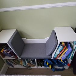 Kids Bookshelf  With Chair