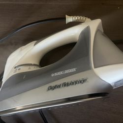Advantage Professional Steam Iron, LCD Screen, Gray