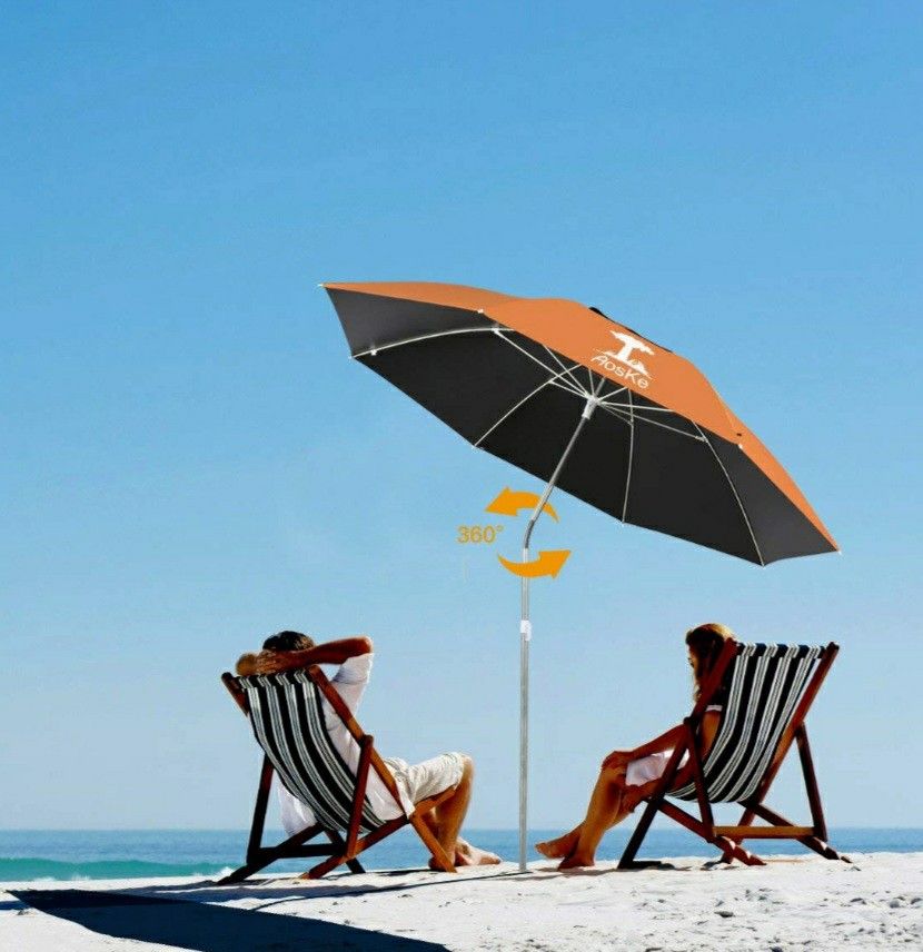 Beach/outdoor Umbrella & Beach Chair