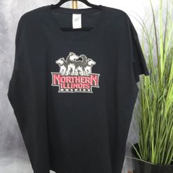 Northern Illinois Huskies Black Ladies Tee Sz 3XL NEW