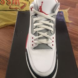 Nike Air Jordan 3 Retro  “Fire Red” 