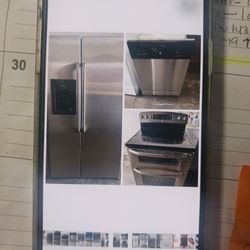 Refrigerator, Stove And Dishwasher
