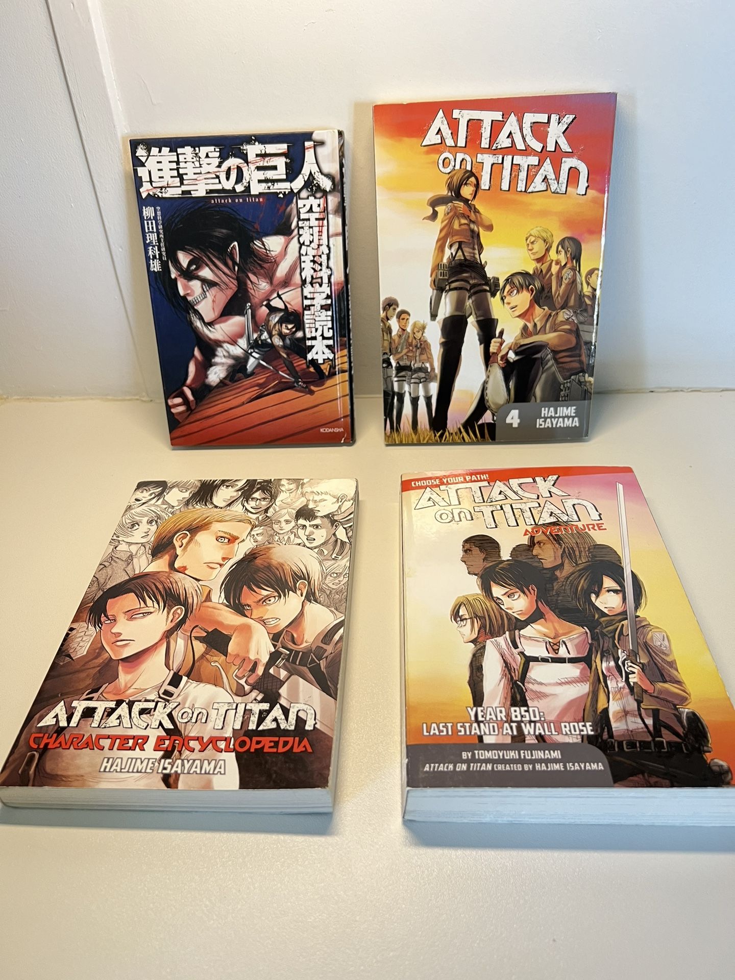 Attack on Titan Character Encyclopedia Manga