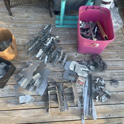 Deck straps or roofing braces, large lot multiple sizes