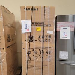 New Samsung Refrigerator Black Stainless Steel French Door