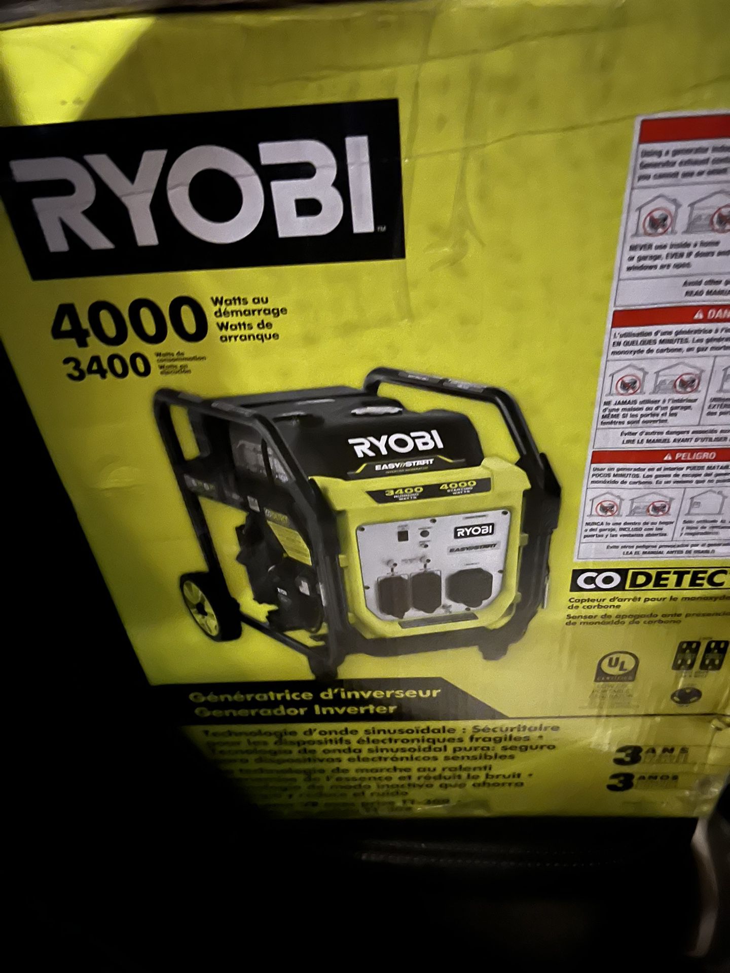 Ryobi Generator 4000watts