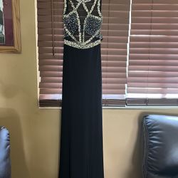 Vera Wang Rhinestone Prom Dress