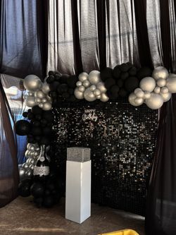 Black Wall Back Drop