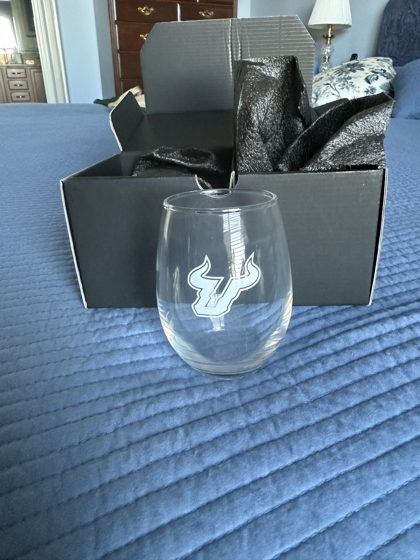 Usf Stemless Wine Glasses Set