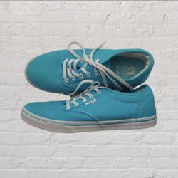 Vans Atwood Sneaker teal blue women's size 6.5