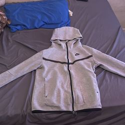All gray Nike tech hoodie