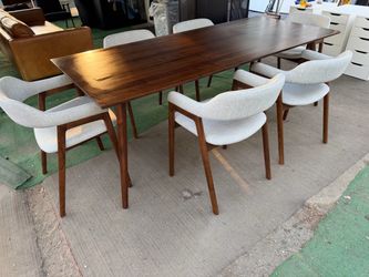 Beautiful Article Brand Dining Room Table And 6 Chairs