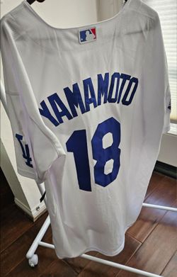 Los Angeles Dodgers Nike Yoshinobu Yamamoto Home White #18 XXL