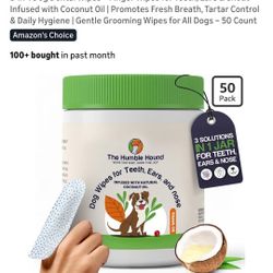 Teeth, Ears And Nose Wipes For Dogs