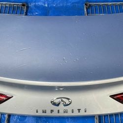 2017 18 19 2020 INFINITI Q60 COUPE TRUNK LID DECK TAIL GATE HATCH SILVER 