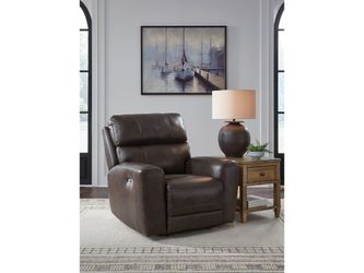 Crossplex Smoke Power Recliner/ADJ Headrest