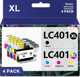 LC401XL Ink Cartridges 4-Pack – Brother Printer