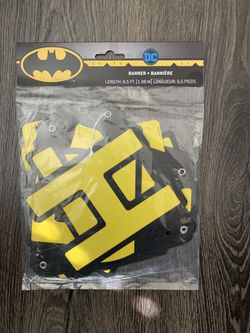 NEW Batman Happy Birthday Sign