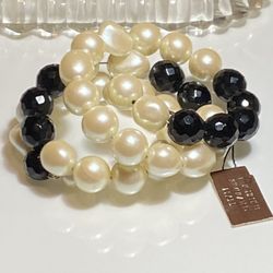 Vintage Richelieu Simulated Pearl Bracelet 